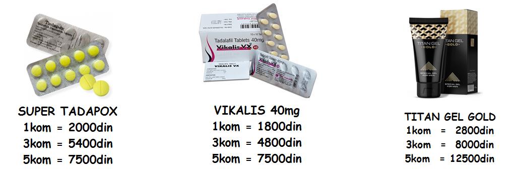 Banner Super Tadapox Vikalis 40 Titan Gel Gold prodaja