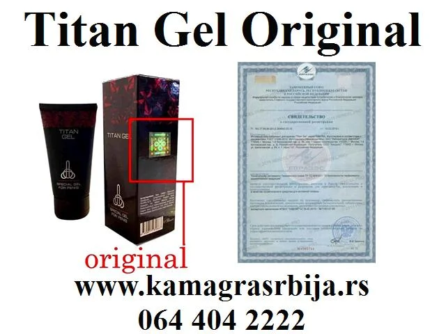 Titan gel gold original holgram prodaja cena srbija dostava